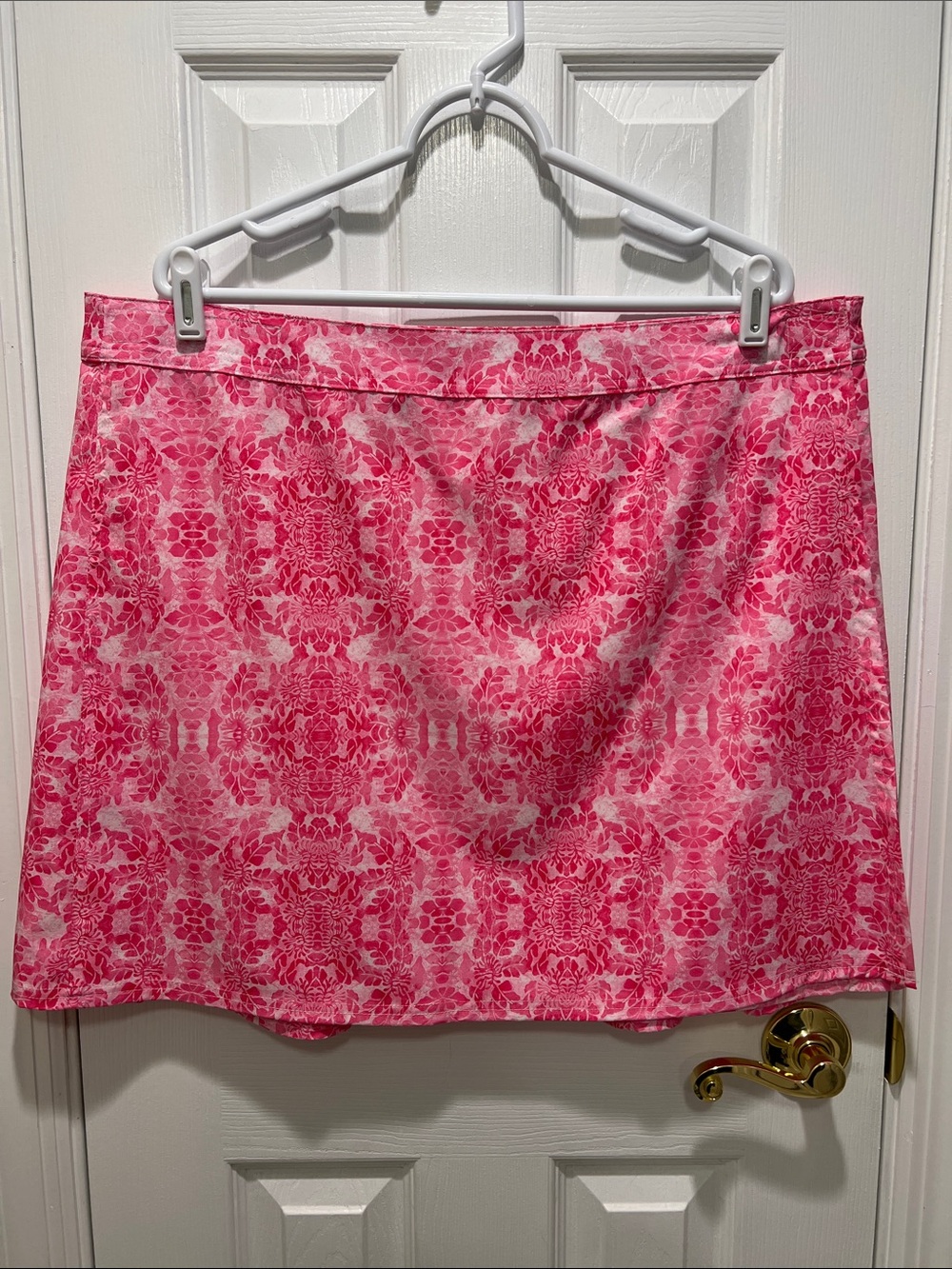 Ripskirt Wrap Skirt Length 2, Bali Pink print, size XXL
